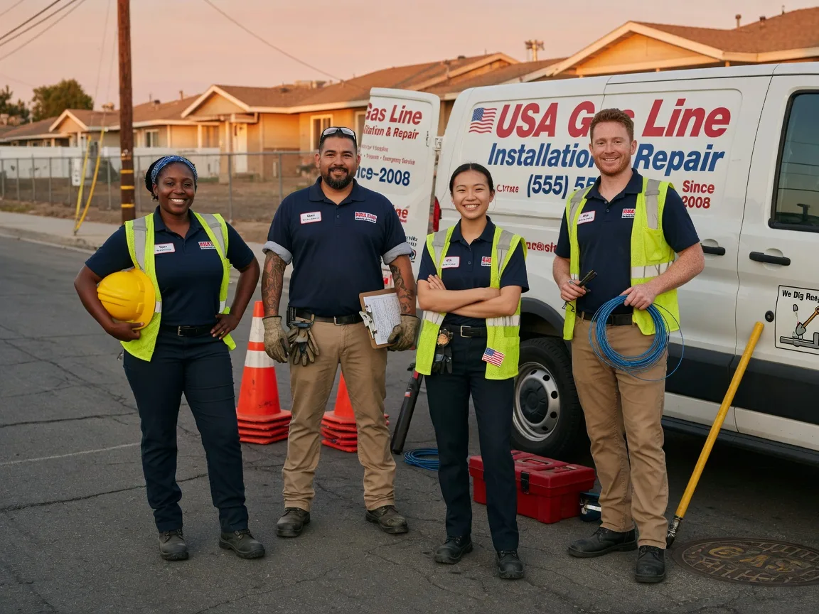 Gas Line Installation company in Mount Airy, LA